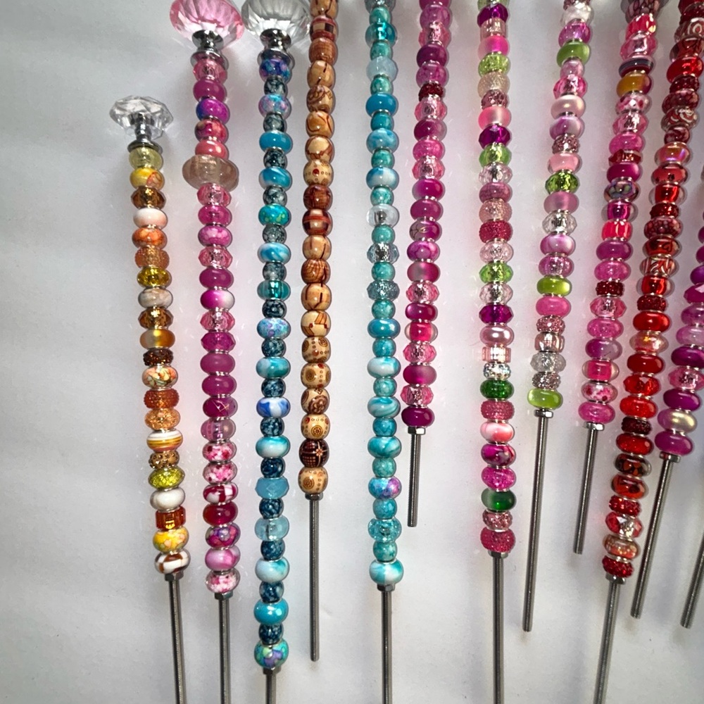 Colorful Art Sticks/Fairy wands for house plants/plant stakes/garden art - Picture 5 of 7